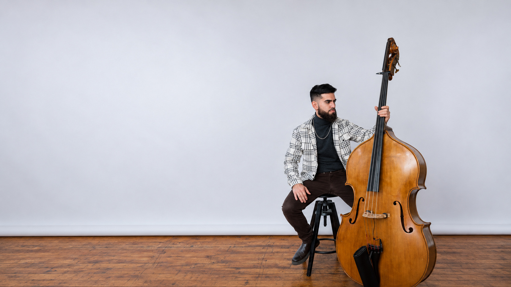 Guillermo Lopez, Jazz Bassist — AYA artist portrait